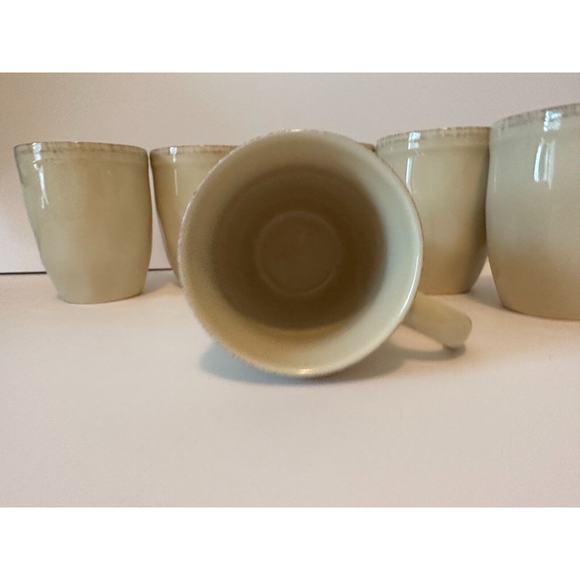 RACHAEL RAY "Cucina" Almond Cream Mug/Cup set of 6 -HTF/RARE - Picture 4 of 10